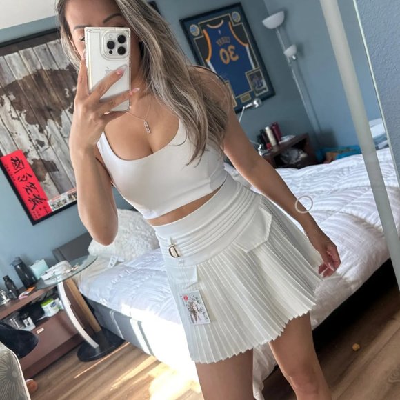 Brand NEW D White Skirt - Picture 7 of 9